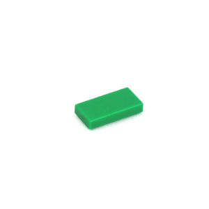 100-Pack 1x2 Flat Tile Bricks Compatible with Major Building Sets