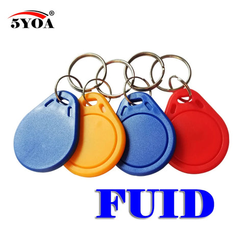 5-Pack RFID Keyfobs 13.56MHz UID Changeable Writable Block 0 Key Tags for Cloning & Copying