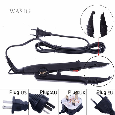 Constant Temp Loof Fusion Hair Extension Iron Keratin Bond Tool - EU/AU/US/UK Plug