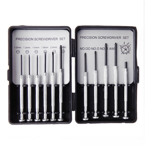 11pc Micro Precision Screwdriver Set for Watch Jewelry Glasses Repair Tools