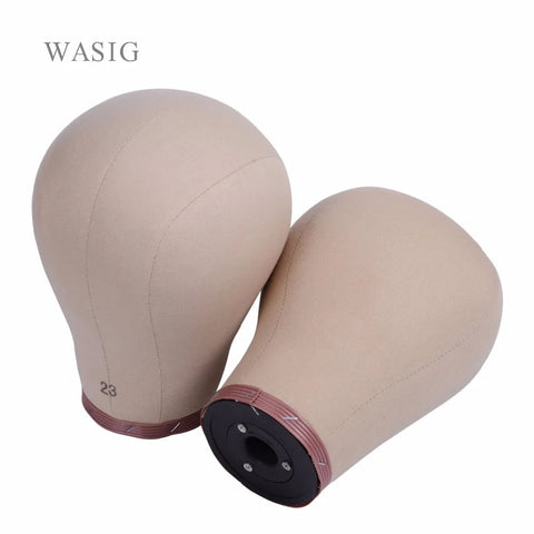Canvas Block Mannequin Head for Wigs, 21"-24", Cork Inside, Hair Styling Display