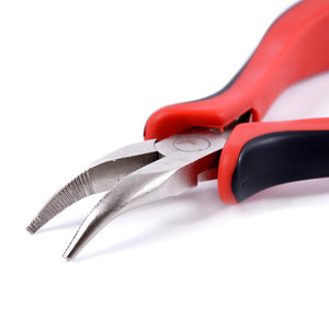 "Bend Tip Hair Extension Tool Plier for Micro Rings, Links, Beads & Feather Extensions"
