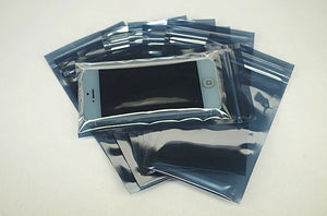 100-Pack Resealable Antistatic Bags for Electronics and PC Parts Storage