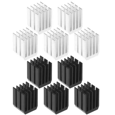 5pcs 9x9x12mm Aluminum Heat Sink Cooling Chip RAM Heatsink Cooler Set