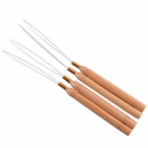 12 Pcs Micro Loop Tool Kit for Hair Extensions & Beads – Includes Pulling Needle for Feather and Human Hair Styling