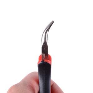 "Bend Tip Hair Extension Tool Plier for Micro Rings, Links, Beads & Feather Extensions"