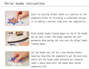 1000pcs 2.6mm Fuse Beads for Kids Crafts | Perler Ironing Beads DIY Kit