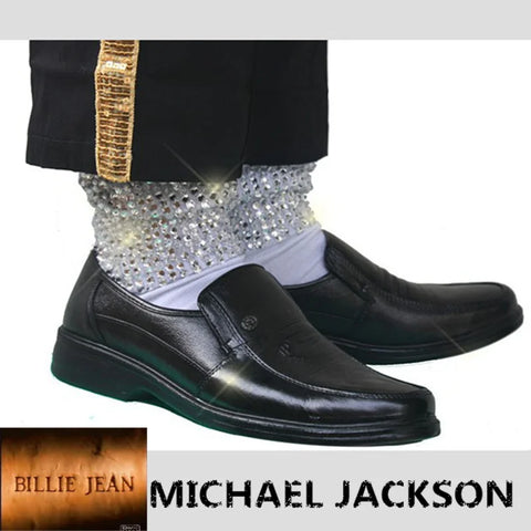Handmade Crystal Socks for Michael Jackson Impersonators