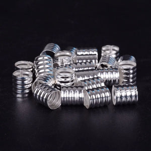 100pcs Adjustable Dreadlock Beads 10x8mm Silver/Gold Hair Braid Cuff Clips Aluminium Tube Styling Tool