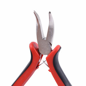 "Bend Tip Hair Extension Tool Plier for Micro Rings, Links, Beads & Feather Extensions"