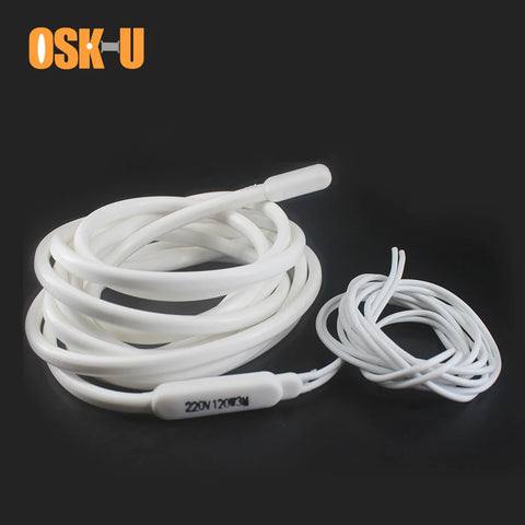 220V Silicon Defrost Heater Wire for Fridge - Electric Heating Element 3/4/5/6/7m Freeze-Proof
