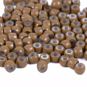 1000pcs 3.0mm Silicone Nano Micro Rings Beads for I-Tip Hair Extensions Tools, 7 Colors