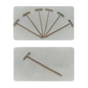 100pcs T Pins for Crafting, Macrame, Jewelry, Knitting, Sewing, Canvas