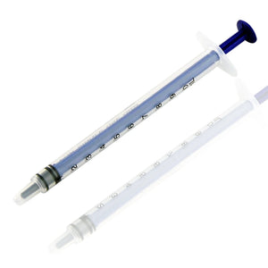 10-Pack Disposable Syringe Kit 1-50ml for Pet Care, Feeding, Glue Uses