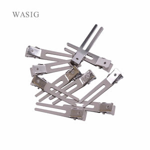 10-Pack 45mm Double Prong Alligator Hair Clips for DIY Hair Styling Accessories