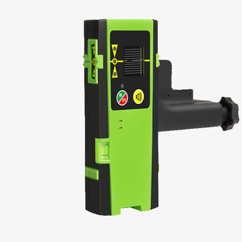 Digital Laser Receiver Detector for Red & Green Beam Cross Line Laser Levels with Clamp and LCD Display for Outdoor Use