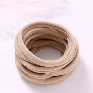 100pcs Baby Girl Soft Elastic Nylon Headbands, Infant Accessories, Stretchy Skinny Hairbands for Newborns and Toddlers