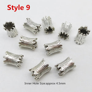 10 Styles Mini Hair Braid Beads Rings Tube Dreadlock Accessories for Men Women 10pcs/pack