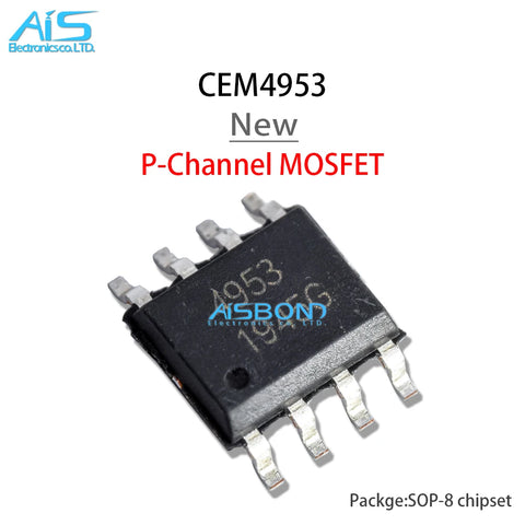 10pcs Dual P-Channel MOSFET SOP8 4953 Enhancement Mode Transistors