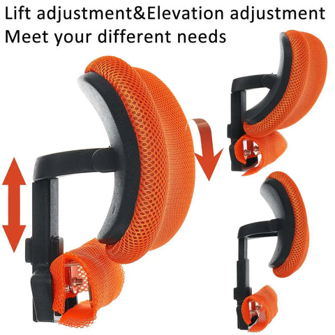 Ergonomic Office Chair with Adjustable Headrest & Neck Support Pillow for Computer Desk