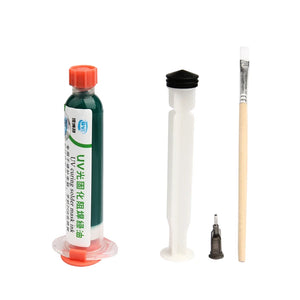 100g Green UV Solder Mask Ink for PCB Circuit Board Protection - Prevent Corrosion & Arcing, SMD Solder Paste Flux