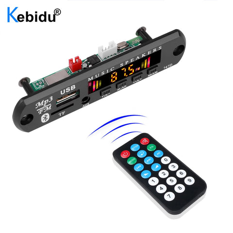 Bluetooth Car Kit Mp3 Player Module BT 5.0 Receiver FM Radio TF USB AUX Audio Adapter