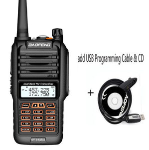 2025 UV9R Plus 18W Long Range Walkie Talkie 40-50km VHF UHF Ham Radio Transceiver CB Radio