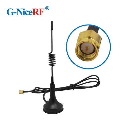 10pcs Sma Head 2.0-3.0dbi Gain 433MHz Sucker Antennas SW433-XP1M Free Shipping