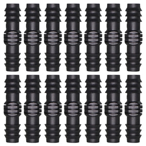 10-Pack 16mm Hose Connectors for 1/2" Drip Irrigation Watering Systems
