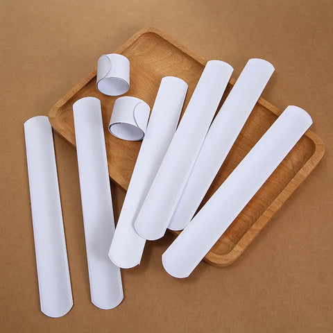 30pcs DIY Blank Slap Bracelets for Party, Painting, Graffiti Craft - Unisex