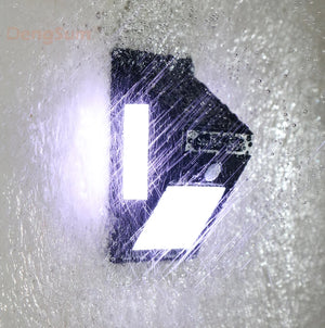 100 LED Solar Motion Sensor Street Light, Sunlight Control, 3-Sided, Outdoor Yard Path Home Garden Lamp