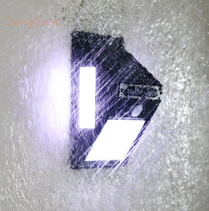 100 LED Solar Motion Sensor Street Light, Sunlight Control, 3-Sided, Outdoor Yard Path Home Garden Lamp