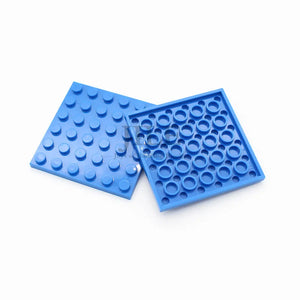 10-Pack 6x6 Building Base Plates, Compatible with Major Block Sets