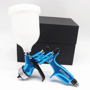 1.3mm Stainless Steel Nozzle Paint Spray Gun for Water-Based Paint, Automotive Varnish, Air Tools