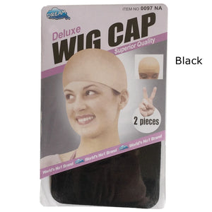 10 Pack Stretchable Wig Caps Elastic Hairnet Brown Mesh 5 Colors 2pcs/pack