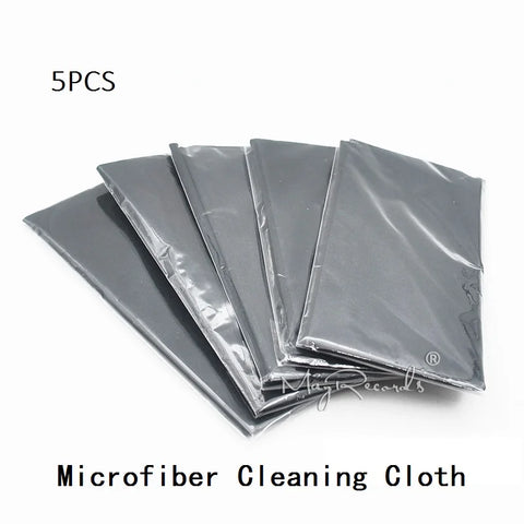5pc Anti-static Microfiber Cloths for Vinyl Record LP Turntable Cleaning