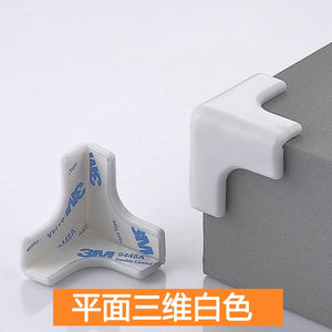 10 Pack Clear Silicone L-Shaped Baby Safety Corner Protectors for Table Desk Edges - Soft, Transparent Guards