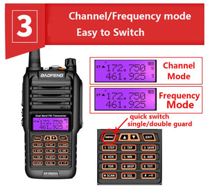 2025 UV9R Plus 18W Long Range Walkie Talkie 40-50km VHF UHF Ham Radio Transceiver CB Radio