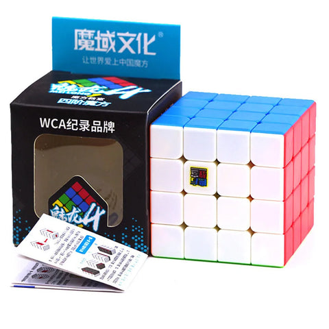 4x4 Stickerless Speed Cube 59mm Puzzle for Fast Solving & Competitions
