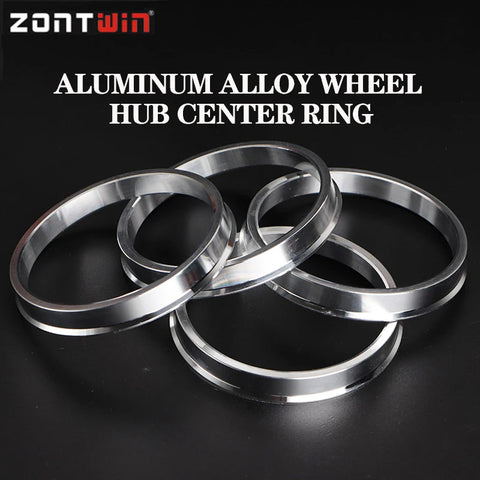 4pcs Car Wheel Hub Centric Rings Aluminum Alloy 73.1x57.1 66.6x57.1 73.1x60.1 67.1x60.1 73.1x67.1 73.1x56.1 73.1x54mm