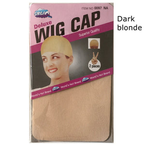 10 Pack Stretchable Wig Caps Elastic Hairnet Brown Mesh 5 Colors 2pcs/pack