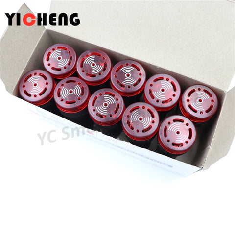 10pcs LED Flash Alarm Indicator Light Signal Lamp Buzzer 22mm Red Green Yellow DC 12V 24V AC 110V 220V