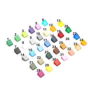 100pcs Colorful 1x1x2/3 Slope Bricks Set - DIY Building Blocks Toy for Kids