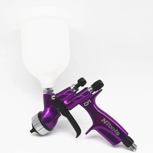 1.3mm Stainless Steel Nozzle Paint Spray Gun for Water-Based Paint, Automotive Varnish, Air Tools