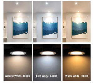 10-Pack LED Downlight Waterproof IP65 Black Shell 5W-18W Cold/Warm/Natural White Spot Lamp 220V/230V Indoor Lighting