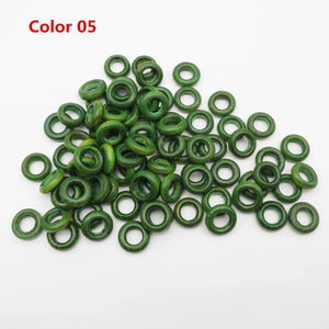 100pcs Large Hole Wooden Beads for Jewelry, Dreadlocks, Hair Braids, Crafts Wholesale
