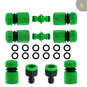 1/2" Quick Connect Hose Adapter Set for Easy Garden Hose Attachment