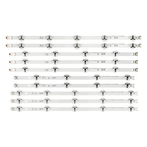 10 Pcs LED Strip for Panasonic TV Models TX-42AS750E TX-42AS740B TX-42AS650E 6916L-1807A 6916L-1808A 6916L-1809A 6916L-1810A