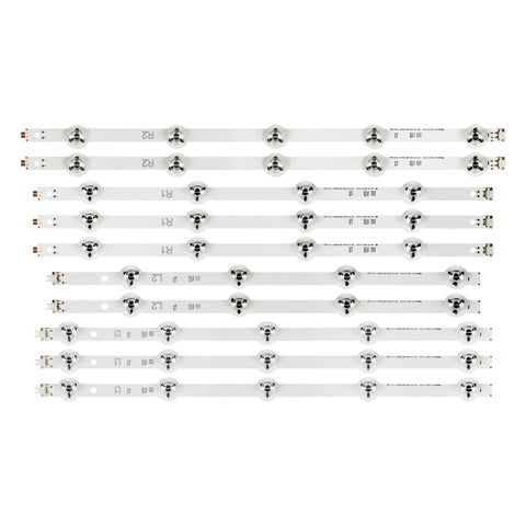 10 Pcs LED Strip for Panasonic TV Models TX-42AS750E TX-42AS740B TX-42AS650E 6916L-1807A 6916L-1808A 6916L-1809A 6916L-1810A