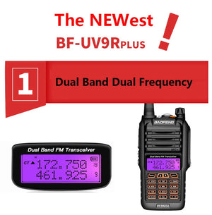 2025 UV9R Plus 18W Long Range Walkie Talkie 40-50km VHF UHF Ham Radio Transceiver CB Radio